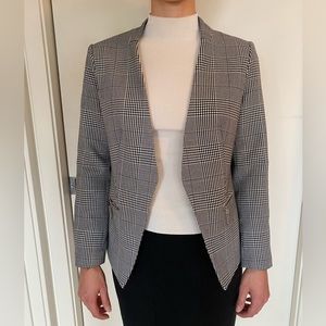 Tahari jacket womens size S plaid